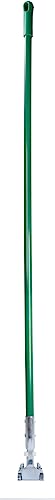 60 Dust Mop Handle Expandable with Clips Green 12-Piece Set