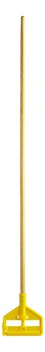 60 HardWOOD WET MOP HANDLE NATURAL SECURE DURABLE FOR COMMERCIAL USE