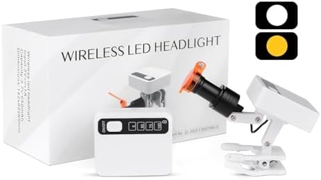 5W Ultralight LED Headlamp Clip for Glasses Binoculars