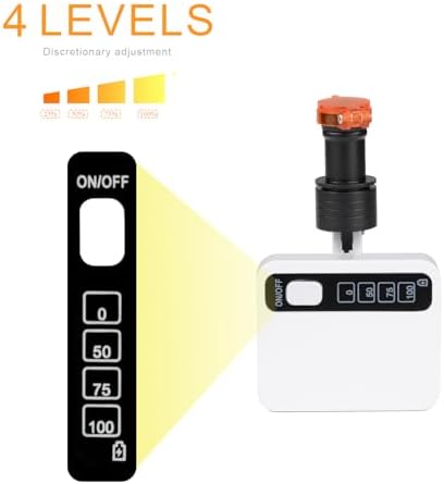 Small Durable LED Headlamp Clip for Magnifiers