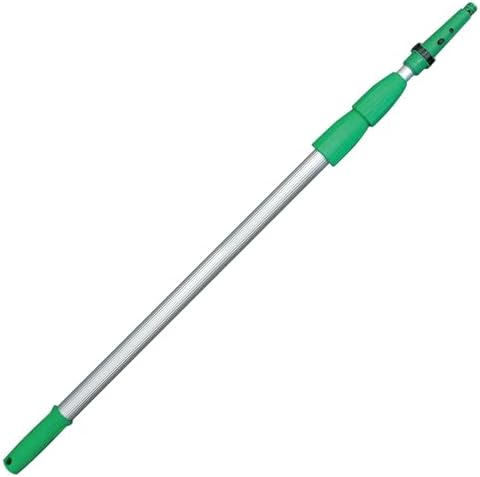 Unger Aluminum 14ft Extension Pole Three Sections GreenSilver