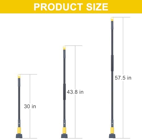 KeFanta Metal Mop Handle Durable Commercial Heavy Duty Mop Stick