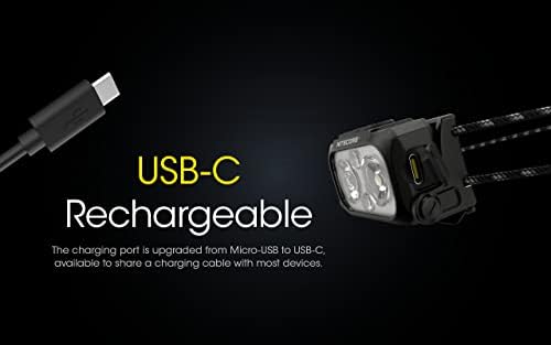 Nitecore NU25 400 Lumen Bright Lightweight Durable for Hiking