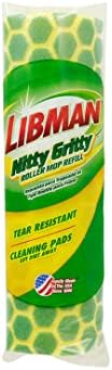 Libman 2011 Nitty Gritty Roller Mop Refill Pack of 6 1