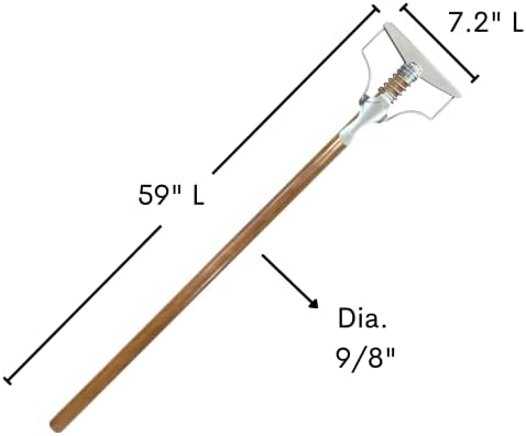 Heavy-Duty 59 Mop Handle Professional Mops for Floor Cleaning