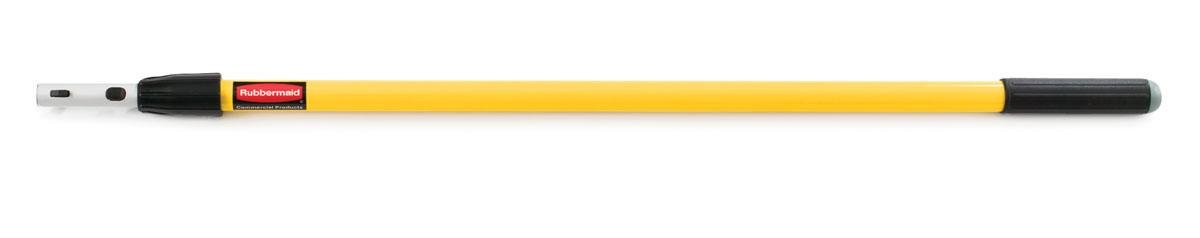 rubbermaid hygen quick connect handle 48-72 in yellow