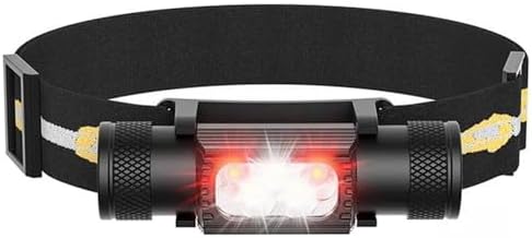 Bright Rechargeable Eco-Friendly Headlamp for Camping and Hiking