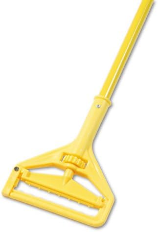 Quick Change Side-Latch Plastic Mop Handle 60in Yellow