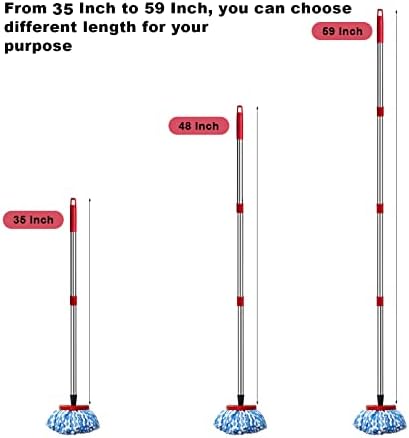 Pro-Grade 4-Section Mop Handle