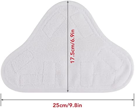 Microfiber Steam Mop Pad Replacement for H2O H20 Steam Cleaners - 8-Pack