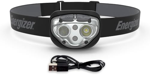 Energizer Rechargeable LED Headlamp Pro400 IPX4 Waterproof camping light
