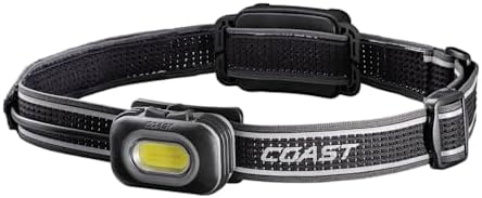 Coast RL10R 750 Lumen Headlamp with Variable Light and Rear Safety