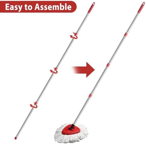 HiBaBy 2 Spin Mop Set Compatible with OCedar Mop