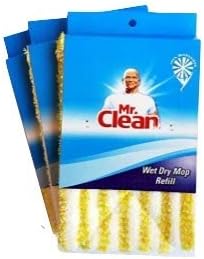 Mr Clean Wet Dry Mop Refill 3 Pack - Microfiber