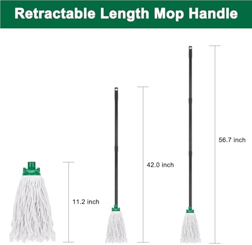 Green KeFanta 2-Piece Mop Head Set