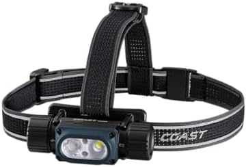 Coast WPH34R Headlamp Waterproof Rechargeable for Camping Hiking