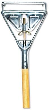 Quick Change Metal Head Mop Handle 54in Wood Handle