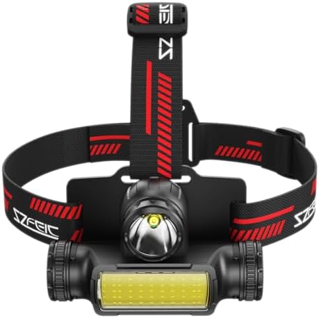 Bright Durable Rechargeable LED Headlamp for Hiking Camping Perfect for Gift