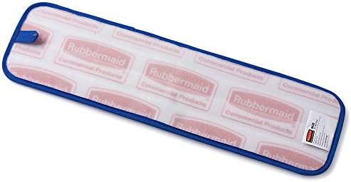 Rubbermaid Commercial Mop Head Microfiber 18-Inch Blue Heavy-Duty
