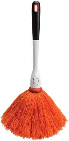 OXO Good Grips Wall-Mounted Mop and Broom Organizer with Delicate Duster