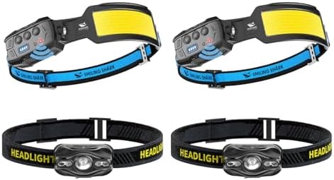 Smiling Shark Headlamp 4-Piece Set