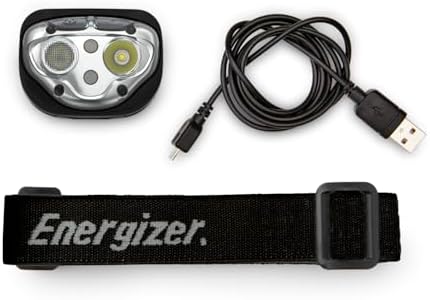 Energizer Rechargeable LED Headlamp Pro400 IPX4 Waterproof camping light