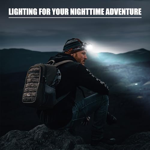 Small Aluminum Headlamp Rechargeable LED Waterproof 12000 Lumens