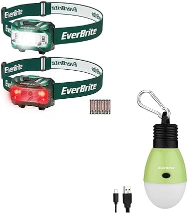 EverBrite Headlamp Rechargeable Camping Light