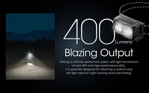 Nitecore NU25 400 Lumen Bright Lightweight Durable for Hiking