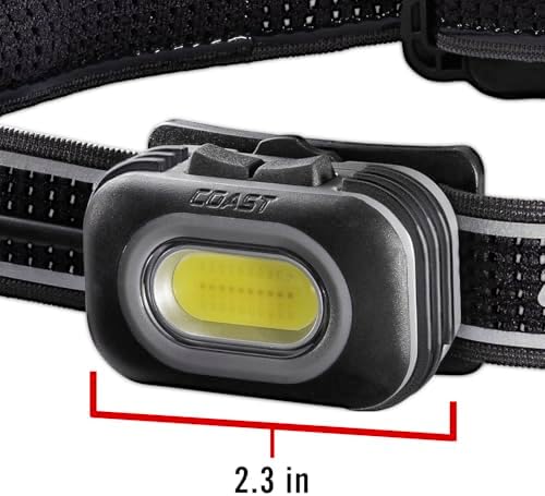 Coast RL10R 750 Lumen Headlamp with Variable Light and Rear Safety