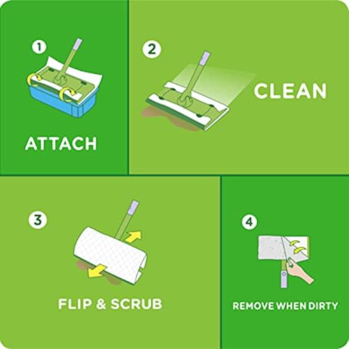 Swiffer Sweeper Fresh Scent Wet Mopping Pad Refill 4 Pack - 12 Count