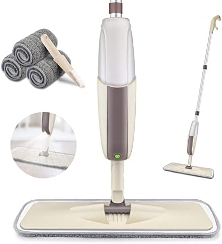Efficient Steam Mop with Microfiber Pads for Wet Dry Cleaning