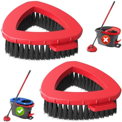 Spin Mop Scrub Brush Head for RinseClean 2-Tank System