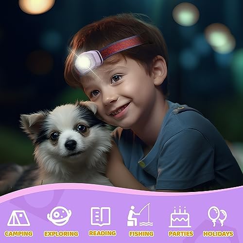 Bright Fun rgb led headlamp for kids