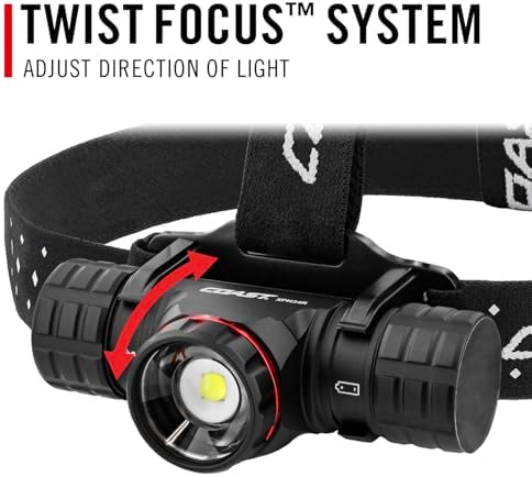 Coast XPH34R Rechargeable Dual Power Headlamp