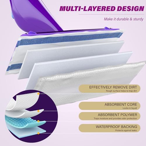 Swiffer WetJet Disposable Pads Refill 32 Count - Easy Effortless Cleaning