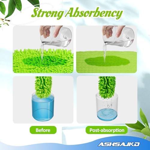 Reusable Microfiber Mop Pads 8-Pack for Swiffer Sweeper Soft Durable