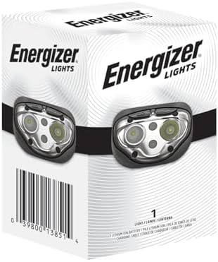 Energizer Rechargeable LED Headlamp Pro400 IPX4 Waterproof camping light