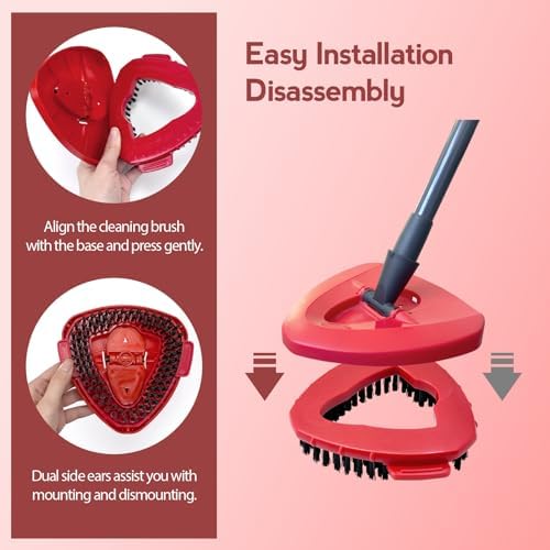 Sturdy Spin Mop scrub brush promises deep cleaning with precision