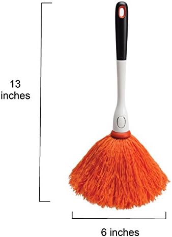 OXO Good Grips Wall-Mounted Mop and Broom Organizer with Delicate Duster