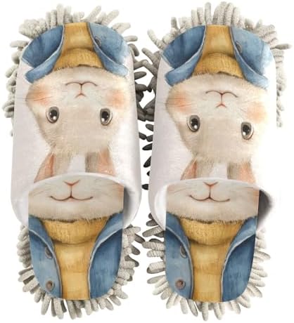 Microfiber Rabbit Slippers Mop