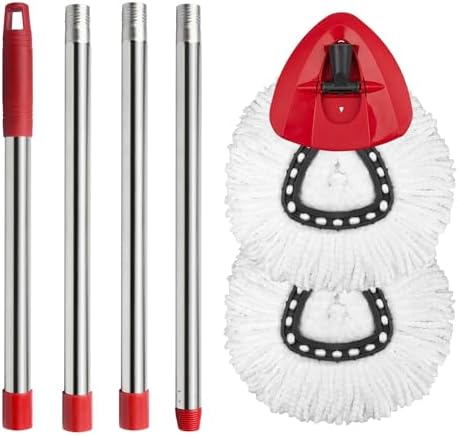 HiBaBy 2 Spin Mop Set Compatible with OCedar Mop