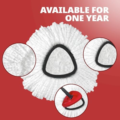 3-Pack Mop Head Spin Mop Replacement Microfiber EasyWring System