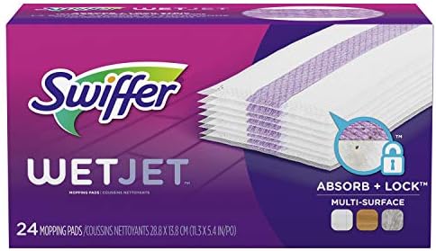 Swiffer WetJet Hardwood Floor Cleaner Spray Mop Pad Refill 24 Count