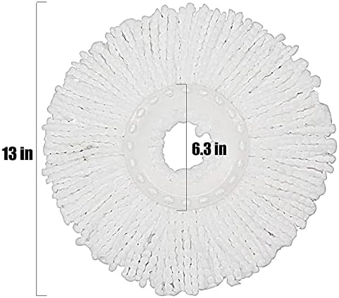 5 Replacement Mop Micro Head Refill for 360 Spin Magic Mop