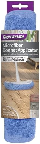Rejuvenate Microfiber Bonnet Applicator for 9 Sponge Mop Washable Reusable - Blue