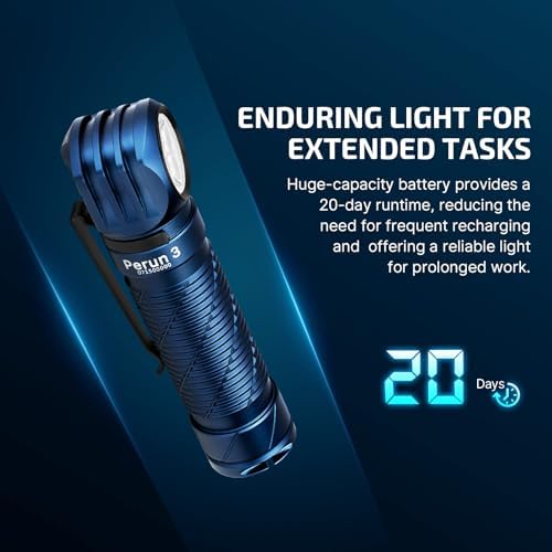 OLIGHT Rechargeable Headlamp Bundle Baton4 EDC Flashlight Camping surroundings