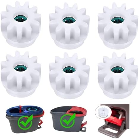 YWSHF Spin Mop Bucket Gear 6 Pack Replacement