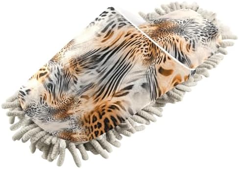 Kigai Microfiber Slippers with Leopard Design