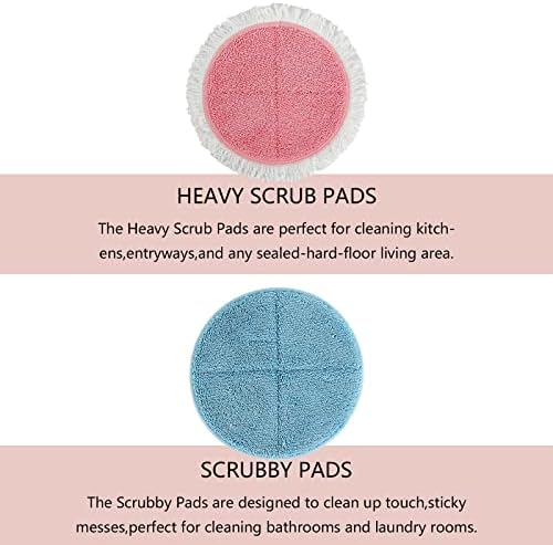 BeiLan Electric Mop Pads 8 Pack Replacement 728 Inch